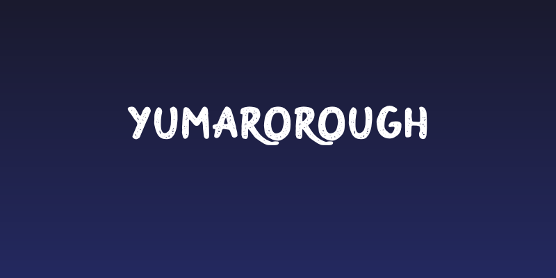 YumaroRough Social Header