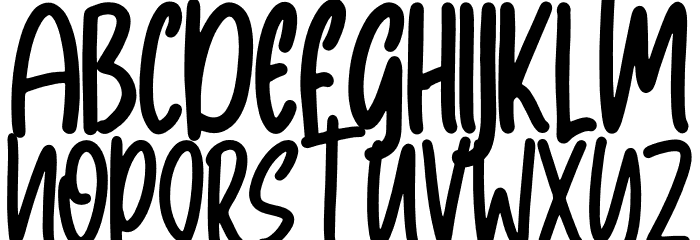 Yumase Font LOWERCASE