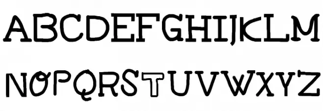 Yume no Drive Regular フォント 大文字