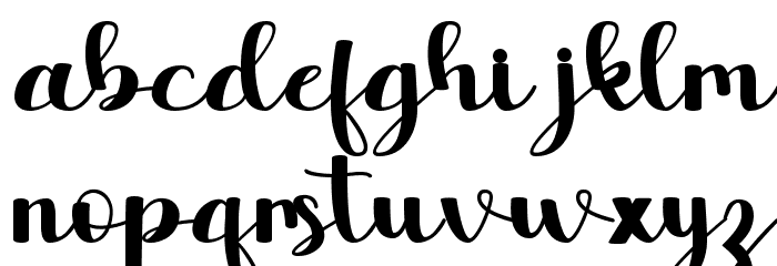 Yume Font LOWERCASE