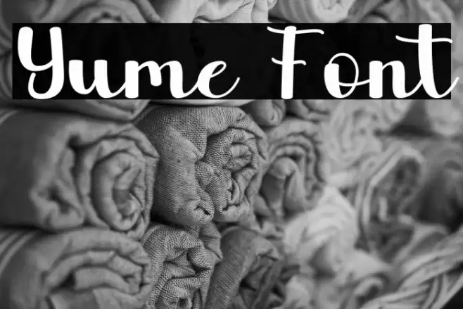 Yume Font examples