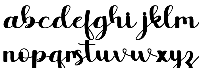 Yume Font LOWERCASE