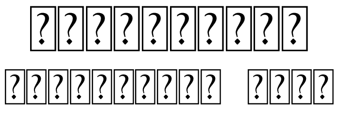 Yumeira Monogram Font OTHER CHARS