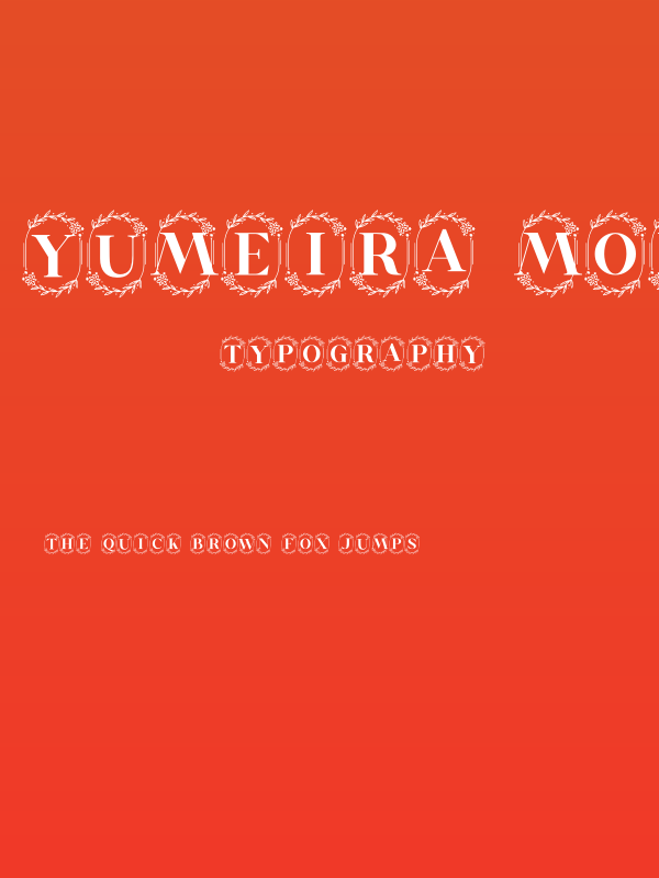 Yumeira Monogram Poster