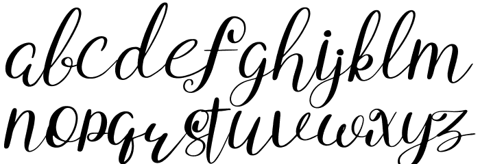Yumina Font LOWERCASE