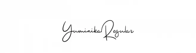Yuminika Regular  Free Fonts Download
