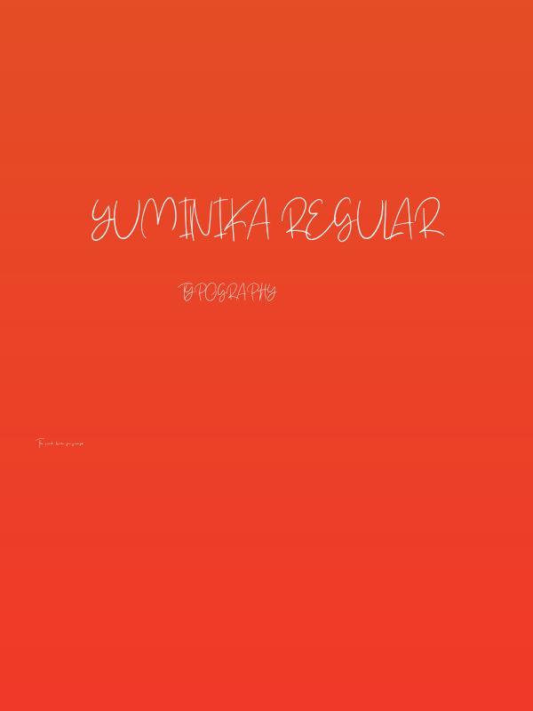 Yuminika Regular Poster