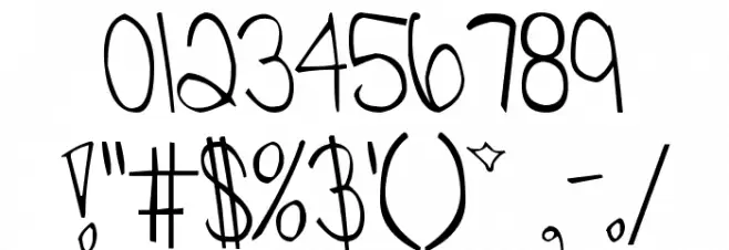 Yummah Strawberriez Font OTHER CHARS