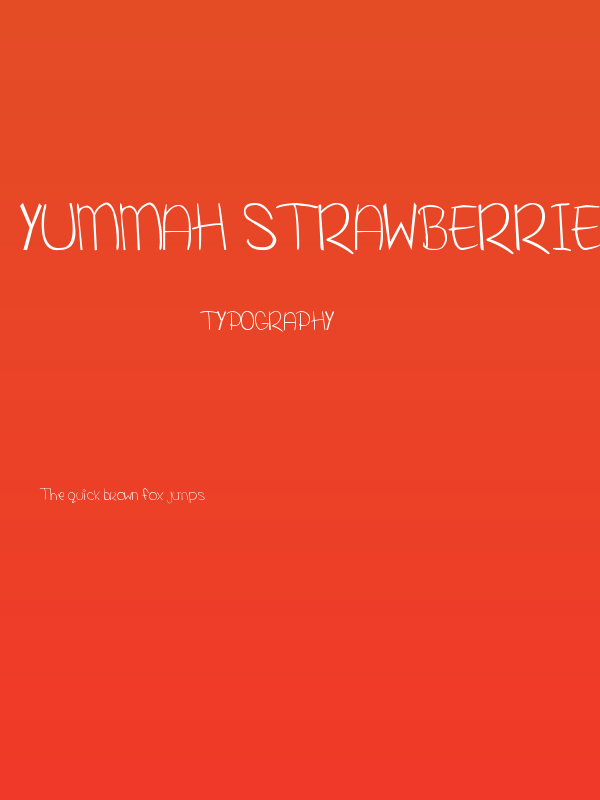 Yummah Strawberriez Poster