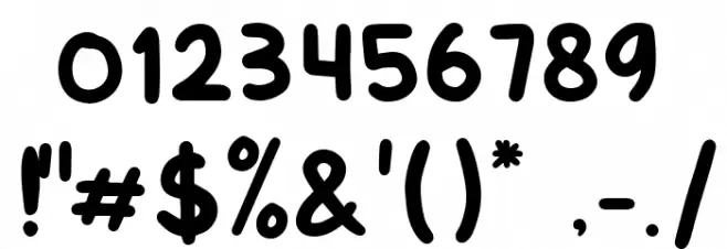 Yummy Foodies-demo Regular Font OTHER CHARS