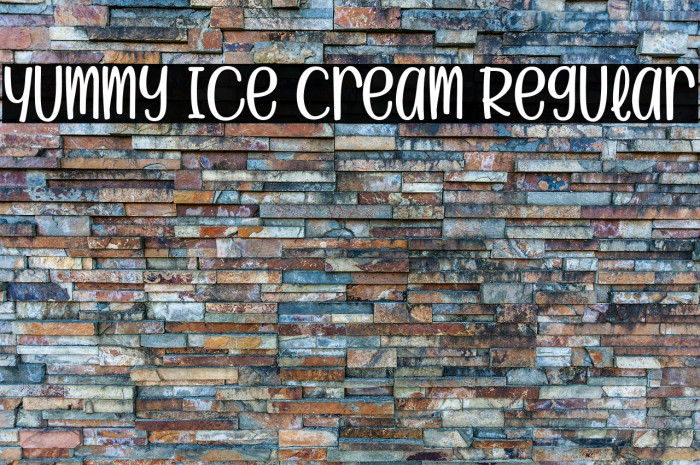 Yummy Ice Cream Regular Example 3