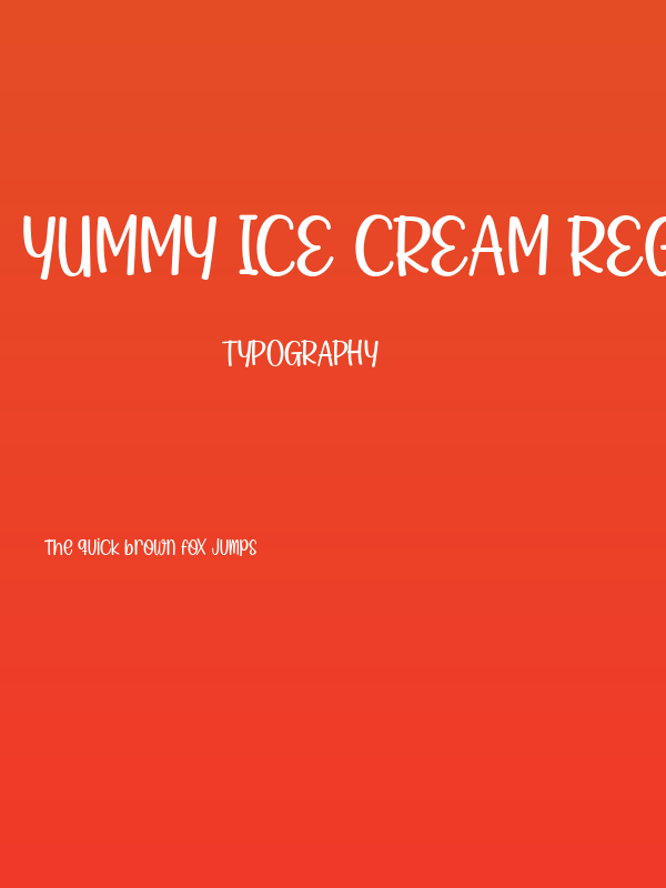 Yummy Ice Cream Regular Poster