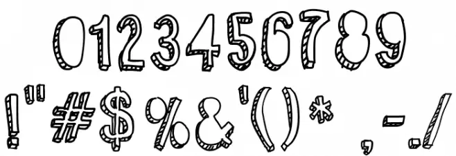 Yummy Lollipop Font OTHER CHARS