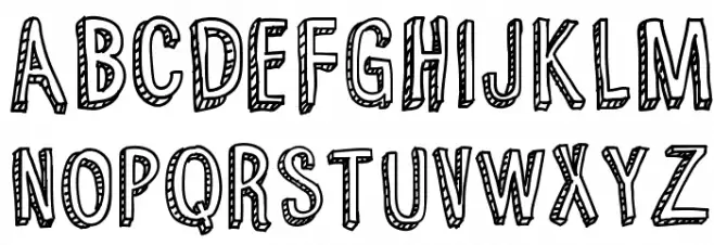Yummy Lollipop Font UPPERCASE