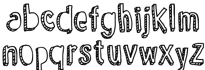 Yummy Lollipop Font LOWERCASE