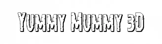 Yummy Mummy 3D  Descarca Fonturi Gratis