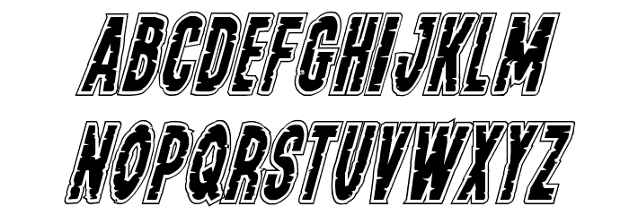 Yummy Mummy Academy Italic Font LOWERCASE