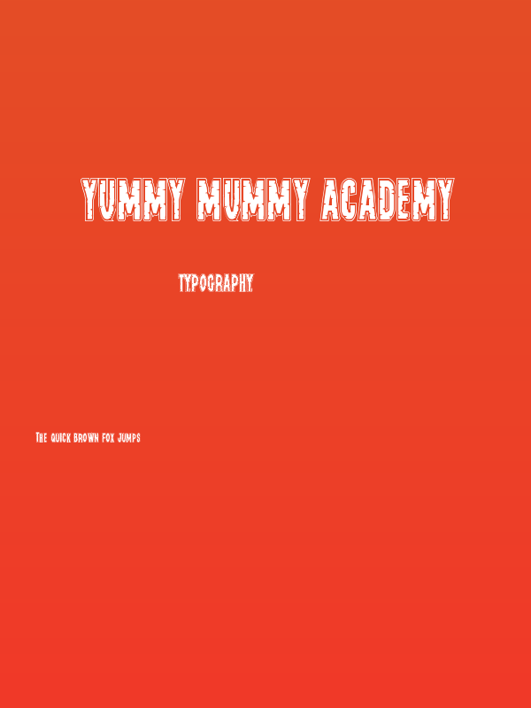 Yummy Mummy Academy Poster