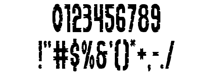 Yummy Mummy Condensed Font OTHER CHARS