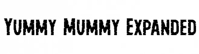 Yummy Mummy Expanded  Frei Schriftart Herunterladen