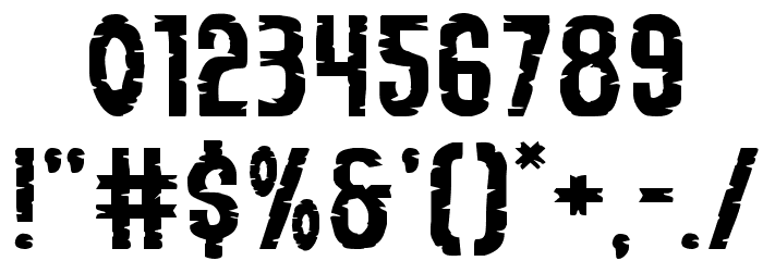 Yummy Mummy Expanded Font OTHER CHARS