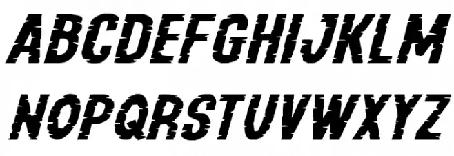Yummy Mummy Extra-Expanded Italic Fuentes MINÚSCULAS