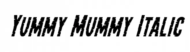 Yummy Mummy Italic 