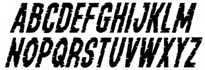 Yummy Mummy Italic Polices MAJUSCULES
