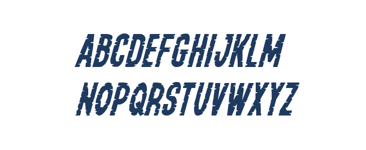 Yummy Mummy Staggered Italic Lowercase