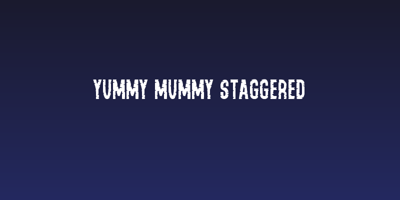 Yummy Mummy Staggered Social Header