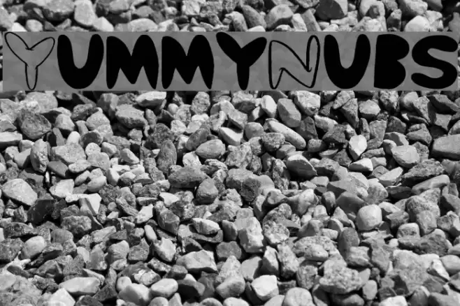 Yummy Nubs Font examples