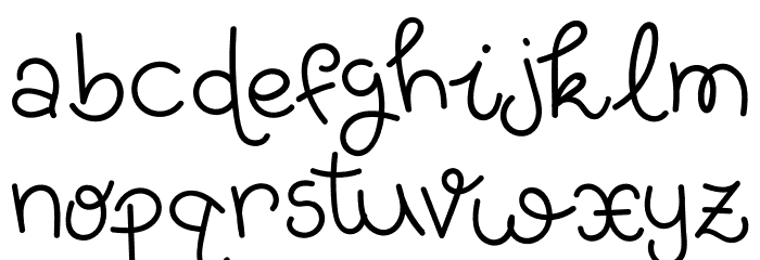 YummyBurgerRegular Font LOWERCASE