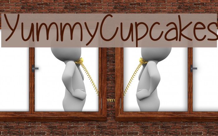 YummyCupcakes Font examples