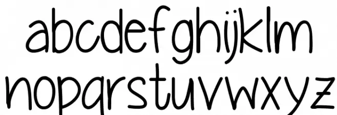 YummyCupcakes Caratteri MINUSCOLO