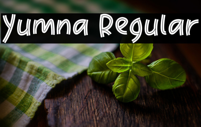 Yumna Regular Example 1