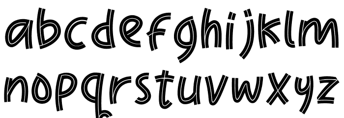 Yumna Regular Font LOWERCASE