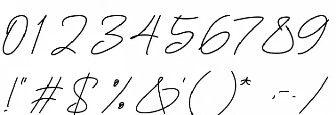 Yumoda Schriftart Anderer Schreiben