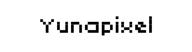 Yunapixel  font caratteri gratis