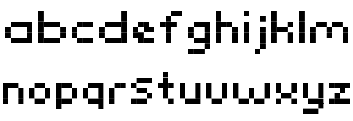 Yunapixel Font Litere mici