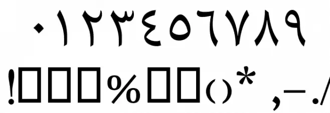 Yunos Font OTHER CHARS