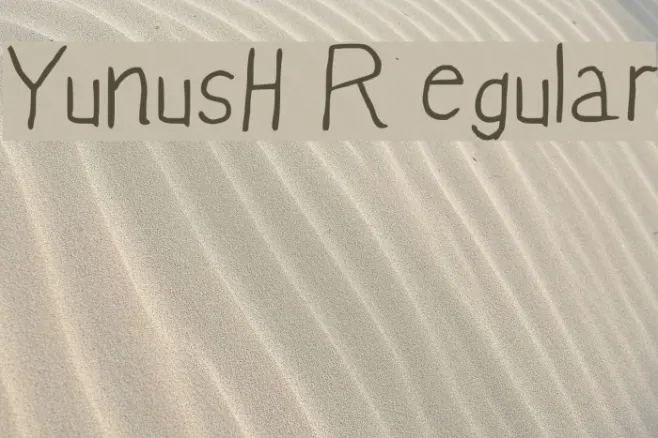 YunusH Regular Example 2