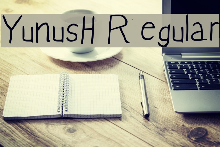 YunusH Regular Font examples