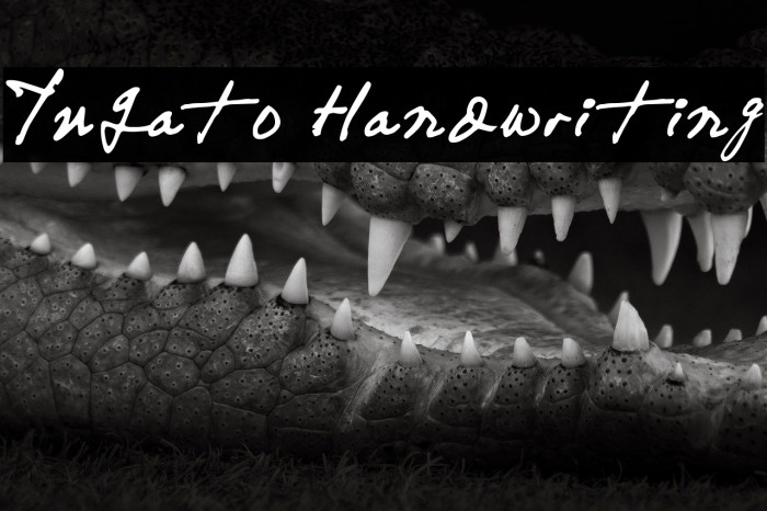 Yuqato Handwriting Example 1