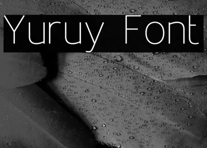Yuruy Font examples