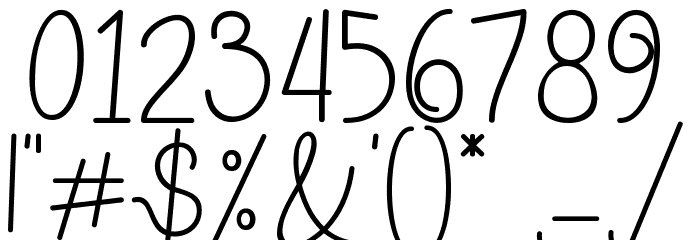 Yussan Font OTHER CHARS