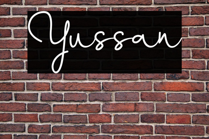 Yussan Font examples