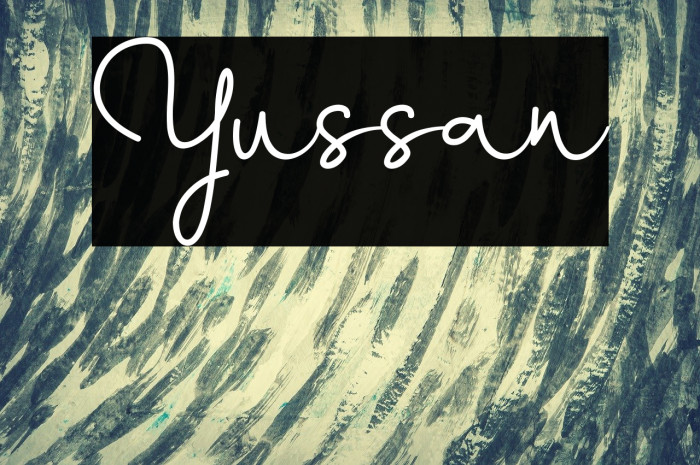Yussan Font examples