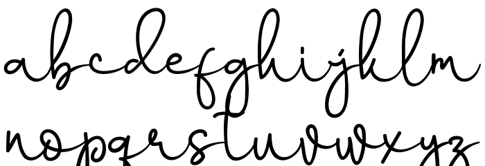 Yussan Font LOWERCASE