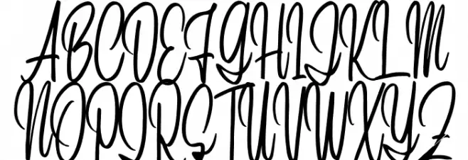 YustinScriptDEMO-Regular Fonte MAIÚSCULAS