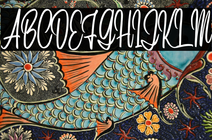 YustinScriptDEMO-Regular Example 3